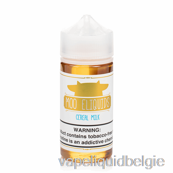 Vape Vloeibare Ontbijtgranenmelk - Moo E-liquids - 100 Ml 0 Mg